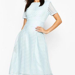 Boutique Full Skirted Prom Midi Dress Boohoo
